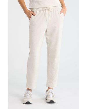 Zella Tempo Terry Ankle Pants - White
