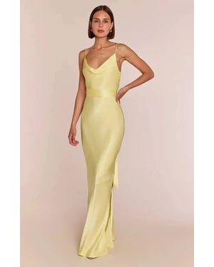 Rewritten Pollenca Cowl Neck Dress - Natural