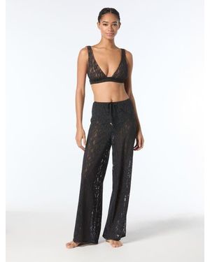 MICHAEL Michael Kors Lace Cover Up Pants - White
