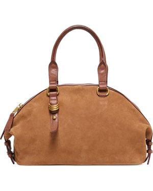Dolce Vita Sion Leather Satchel - Brown