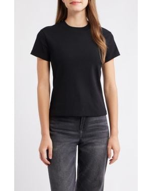 Mavi Slim Fit Stretch Cotton T-Shirt - Black