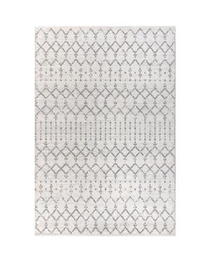 JONATHAN Y Moroccan Hype Boho Vintage Diamond Area Rug - Gray