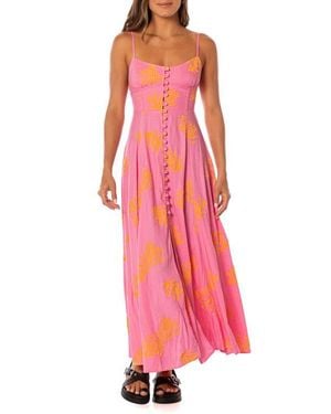 Maaji Coral Reef Sia Cover-Up Dress - Red