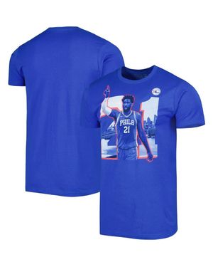 Stadium Essentials Joel Embiid Philadelphia 76Ers Player Skyline T-Shirt - Blue