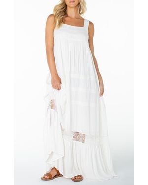 Roxy Summer Wind Maxi Dress - White
