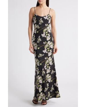 Sonya Moda Juliette Floral Maxi Slipdress - Multicolor