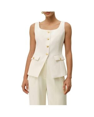 LILYSILK Cintré U-Neck Sleeveless Vest - Natural