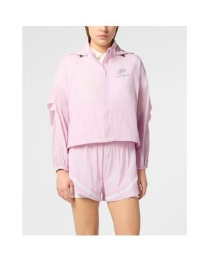 Philipp Plein Windbreaker Jacket Scratch - Pink