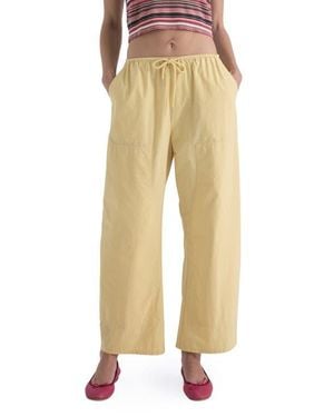 Pistola Theo Cotton Drawstring Pants - Natural