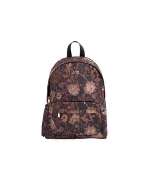Fable England Deco Blooms Large Backpack - Brown