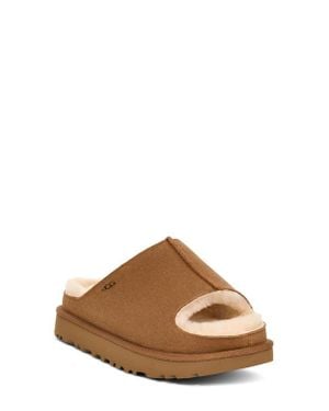 UGG★Greenport Genuine Shearling Lined Slide サンダル UGG】Greenport Genuine Shearling Lined Slide サンダル