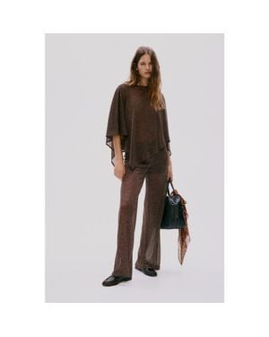 H&M Glittery Pants - Brown
