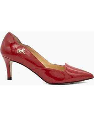 Cavalinho Dreamy Patent Leather Low Heel Pump - Red