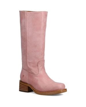 Frye Campus Knee High Boot - Pink