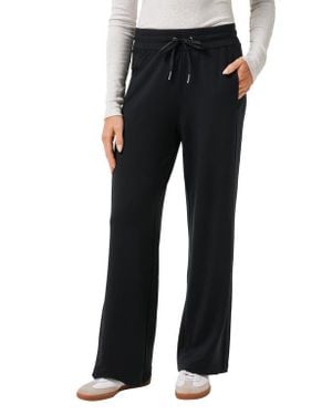 Travis Mathew Cloud French Terry Wide Leg Pants - Black