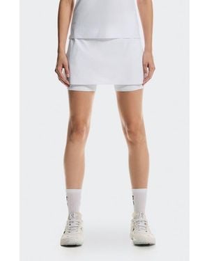 On Shoes Court Split Skirt - White