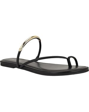 Calvin Klein Bienna Toe Loop Sandal - Black