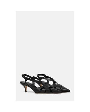 SCAROSSO Clio Pumps - Black