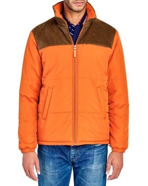 Con.struct Solid Puffer Jacket - Orange