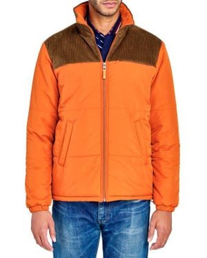 Con.struct Solid Puffer Jacket - Orange