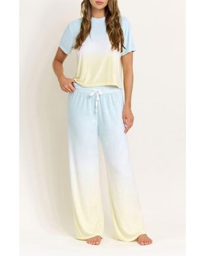 Honeydew Intimates Take A Break Terry Pajamas - White