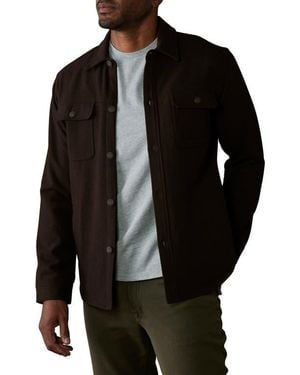 The Normal Brand Brightside Flannel Lined Workwear Jacket - Black
