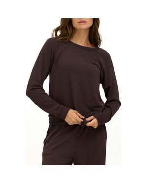 Threads For Thought Priscilla Feather Fleece Sweatshirt - Black