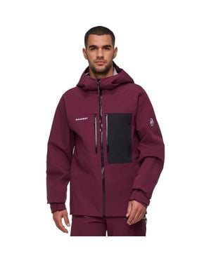 Mammut Stoney Hs Hooded Jacket - Red