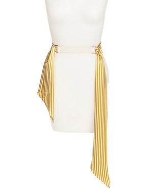 Rag & Bone Michele Scarf Belt - White