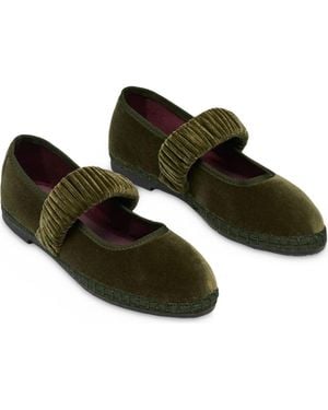 Flabelus Mafalda Mary Jane Flat - Green