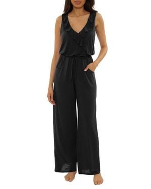Becca Breezy Basic Cover-Up Jumpsuit - Black