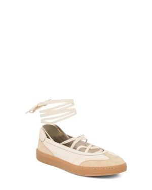 Dolce Vita Nyomie Wraparound Ankle Strap Sneaker - White