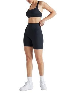Losano Renew Rib Square Neck Bra - Black