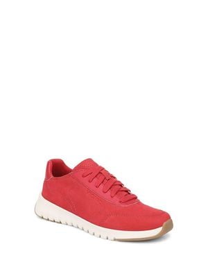 Vionic Uptown Nubuck Sneaker - Red