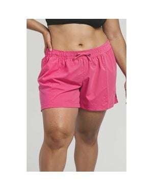 Calypsa Plus Size 4 Board Shorts - Pink
