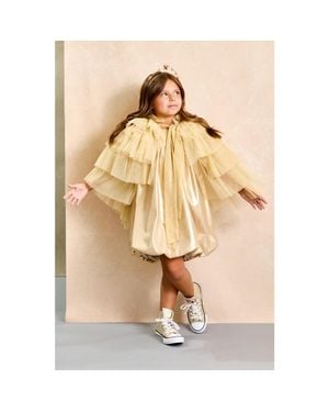 Chasing Fireflies Angel Cape For Girls - Natural