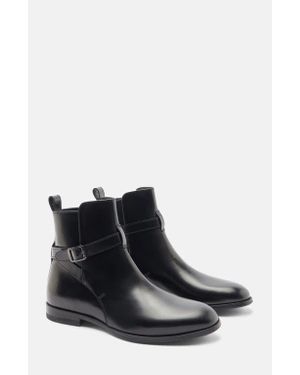SCAROSSO Lara Jodhpur Boots - Black