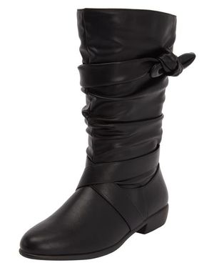 Comfortview The Heather Wide Calf Boot - Black