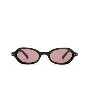 Le Specs Gender Inclusive Foundry 52Mm Rectangular Sunglasses - Black