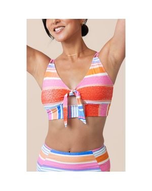 Nanis High Tide Bralette Swim Top - Orange
