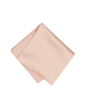 Brooklyn Brigade Solid Satin Pocket Square - Natural