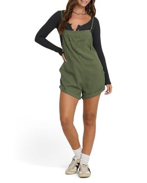 Billabong Wild Pursuit Short Overalls - Green
