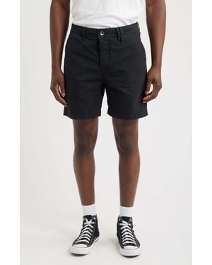 Imperfects Courier 7-Inch Canvas Shorts - Black