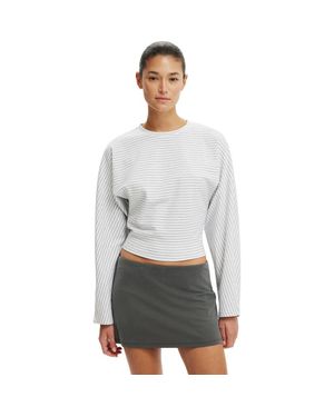 Cotton On Blair Batwing Long Sleeve - Gray
