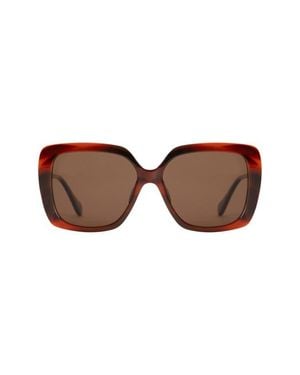 Mohala Eyewear Lani Polarized Contourbridge Square Sunglasses - Brown