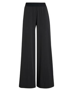 Zella Atlas Elastic Waist Wide Leg Pants - Black