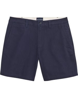 Mack Weldon Stretch Twill Chino Shorts - Blue