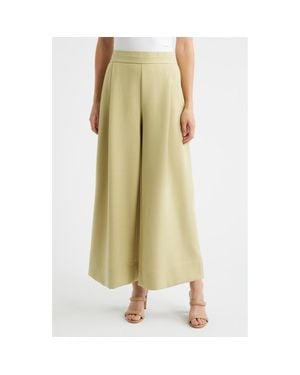 Wit & Wisdom Ultra Skyrise Wide Leg Pants - Natural