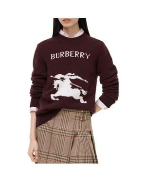 Burberry Knight Wool Cashmere Sweater - Brown