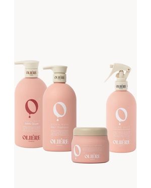 Oliere Paris Hydra Wave Curl-Defining Hydrating Styling Hair Care Set $265 Value - Pink